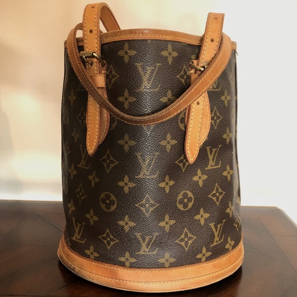 Auth Louis Vuitton Bucket Pm Shoulder #45227L30B - Picture 1 of 5